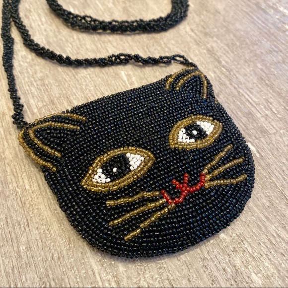 Vintage 90’s Black Cat Mini Purse - Picture 4 of 11